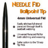 4mm Paracord Needle Fid - Ballpoint Tip