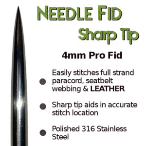 4mm Paracord Needle Fid - Blunt Tip - North Arm Machete Co.